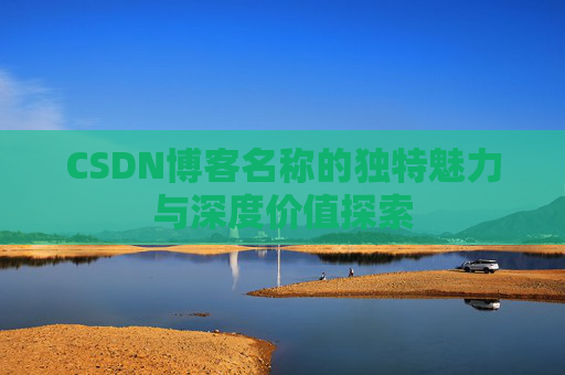 CSDN博客名称的独特魅力与深度价值探索